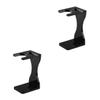 Healeved 2pcs Acrylic Shaving Brush Stand Beard Shaving Tool Holder Razor Stand Display for Desk Bathroom view 1