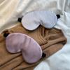 Blackout Sleep Masks Silk Sleep Mask Simple Fashion Adjustable Relax Shading Eye(Gray) view 4