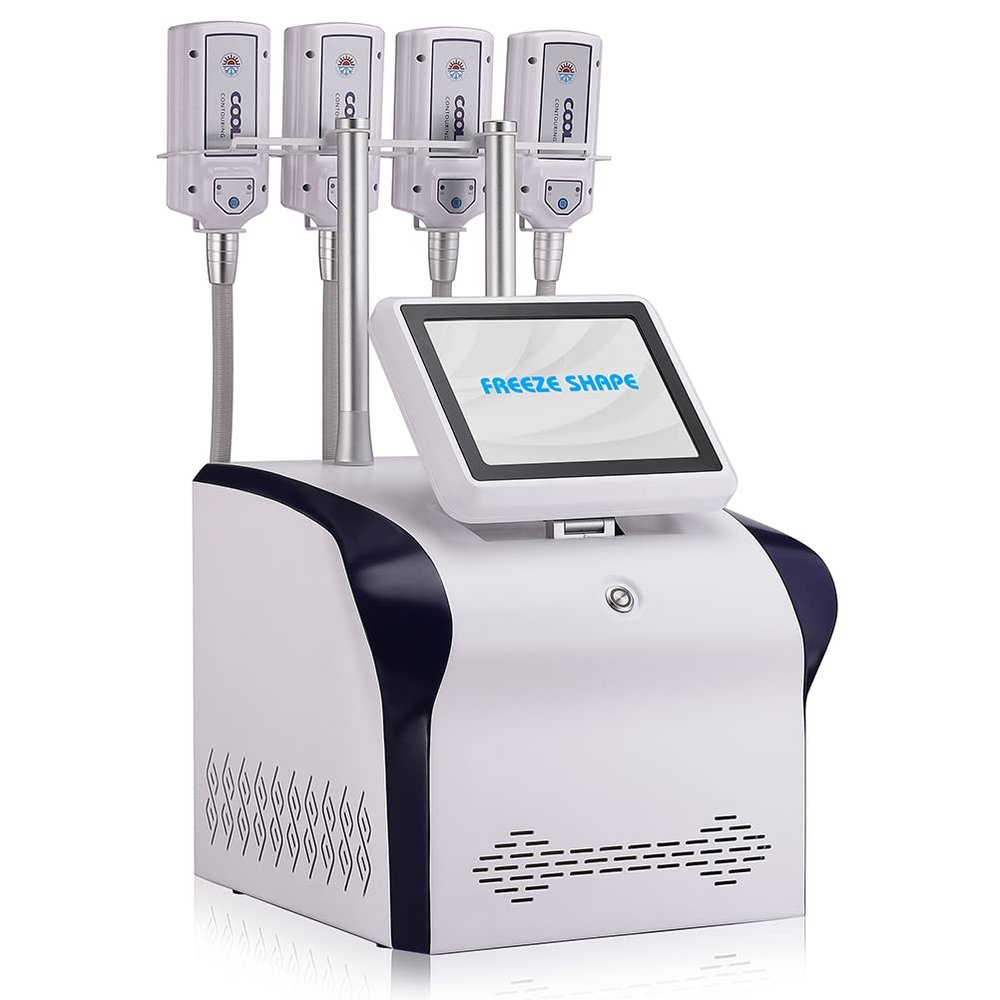 YXFAZPP Fat Freezing Plate EMS RF Cryo Lipolysis Pad Cryolipolysis Slimming Machine, Non-vacuum Cool Body Sculpting Fat Freezing Fat Reduction Equipment