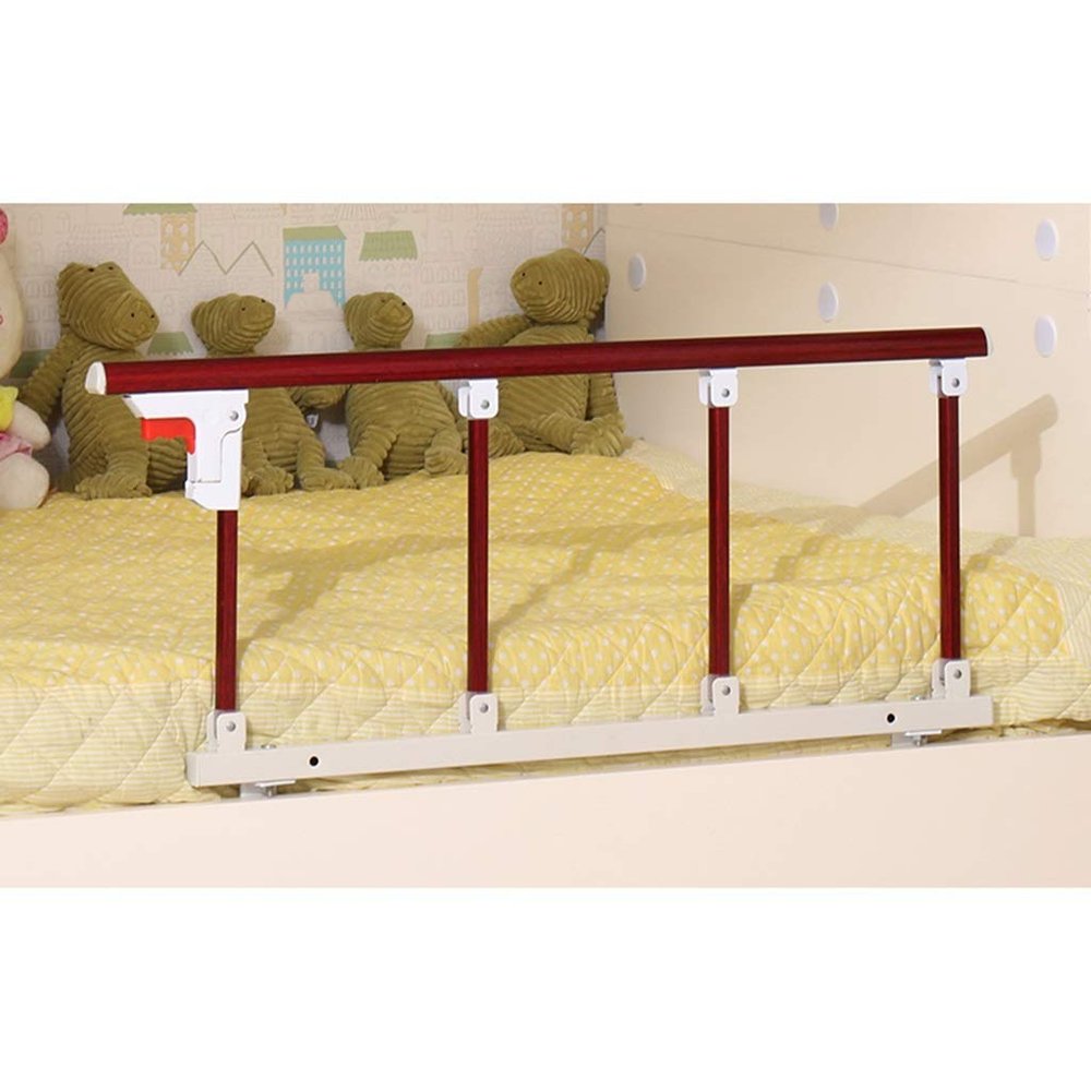 KEHSF Foldable Bed Rail Safety Side Guard For Elderly Adults Assist Handle Bed Railing Hospital Metal Grip Bumper Bar (Color:C, Size:120X40CM) (A 95X40CM) (D 95X40CM)