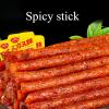Chinese spicy strip spicy,spicy silk,casual snacks,spicy snacks,mala latiao,healthy snacks,delicious small gluten,Multipack,handmade spicy strip,vegetarian,Crisps (Spicy silk,10 packs) view 2