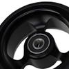 1 Pair of 4inch Wheelchair Front Wheels Replacement, Sport Wheelchair Wheels, Bearing: 8mm (5/16"), Solid Tires, for Wheelchairs, Walkers view 4