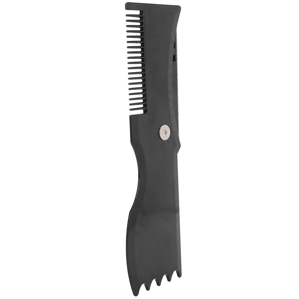 Beard Shaper, Beard Lineup Tool Rotatable Facial Hair Trimmer for Symmetrical Look 1PCS Men'S Beard Shaping Template Portable Grooming Tool for Beard, Hairline, Goatee