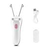 Electric Face Eyebrow Threading Epilator USB Rechargeable Electric Hair Removal Device Threading Hair Removal Machine Cotton Thread Face Epilator Cordless for Women Girls Ladies Gold view 1
