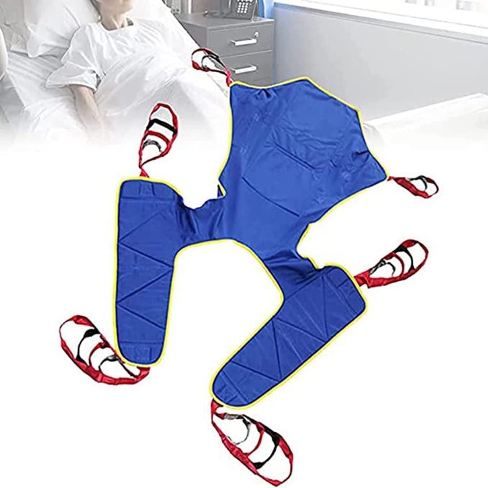 SXTYFBB Hoist for Lifting Elderly, Full Body Patient Hoist Sling, Patient Lift Toileting Sling, Lift Equipment Patient Walking Sling Transfer Belt Commode Lifter Divided Leg Sling Large