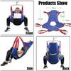 SXTYFBB Hoist for Lifting Elderly, Full Body Patient Hoist Sling, Patient Lift Toileting Sling, Lift Equipment Patient Walking Sling Transfer Belt Commode Lifter Divided Leg Sling Large view 2