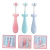 Baluue 3pcs Cute Boy Girl Toothbrush Soft Bristles Non-Skid Handles for Oral Care for Boy Girl and for Daily Teeth Cleaning view 2