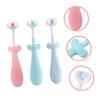 Baluue 3pcs Cute Boy Girl Toothbrush Soft Bristles Non-Skid Handles for Oral Care for Boy Girl and for Daily Teeth Cleaning view 4