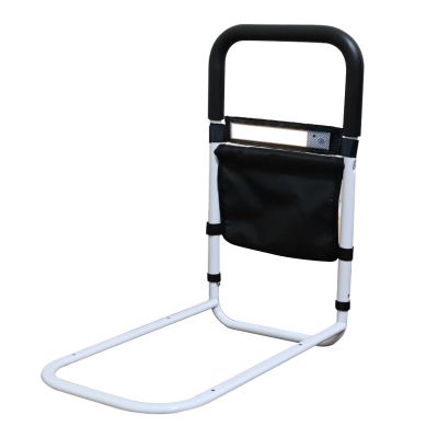 Wilitto Bed Rail for Elderly Adults Safety - Extended Bed AssistRail for Seniors with Storage Pocket & Night Light, Bedside Rail Medical Bed Support Bed Guard Rail AssistHandlebar A