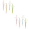 Baluue 8pcs Silicone Toothbrushes for Toddlers Suction Base for Boy Girl Oral Cleaning and Brushing Teeth view 1