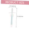 Baluue 8pcs Silicone Toothbrushes for Toddlers Suction Base for Boy Girl Oral Cleaning and Brushing Teeth view 4