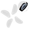 20 Pairs Mini Glasses Nose Pads, Silicone Non-Slip Nose Pads for Eyeglasses Sunglasses, Soft, Comfortable with Wear, Long Service Life, Transparent White, 1.5x7x1.5mm view 4
