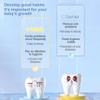 siduytin Silicone U-Shaped Toothbrush Mini Mouth Kids Double-Sided Teeth Manual Cleaning with Non-Slip Daily Children Supplies, Yellow view 3