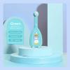siduytin Silicone U-Shaped Toothbrush Mini Mouth Kids Double-Sided Teeth Manual Cleaning with Non-Slip Daily Children Supplies, Green view 4
