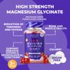 Kids Magnesium Glycinate Gummies  1 Month Supply | Sugar-Free, Vegan & Chewable | 470mg Magnesium for Kids, Providing 65mg to Support Calm Mind & Focus for Children Ages 3+ | Strawberry Flavour view 2