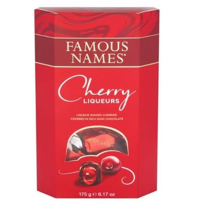 Cherry Liqueur Chocolates, 175g (Pack Of 1) Delicious Tasty And Twisty Treat Gift Hamper For Birthday,Christmas,Easter,New Year