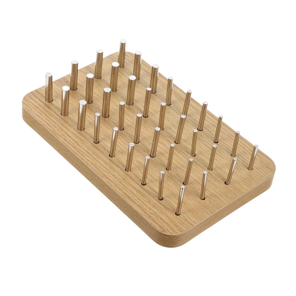 Beaupretty Wooden Pegboard for Finger Dexterity and Hand Rehabilitation Effective Fine Motor Skills Development Tool Hand Exerciser for Adults and Boys and Girls Suitable for Occupational Therapy
