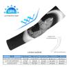 Donnapink 1 Pair Cooling Sports Arm Sleeves, Unisex Spandex Cover Uv Sun Protection Warmer for Cycling Running Golf 2XL Print The Cat Sits on The Moon and Catches The Stars view 2