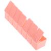 CANIGHT Portable Weekly Medicine Organizer with Compartments Stylish Pink Design for Travel and Home Use Pill Case for Vitamins and Supplements view 1