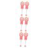 Beavorty 6pcs Boy Girl Toothbrush Boys and Girls Manual Bear Shape Soft Bristle Toothbrush for Teeth Brushing Childrens Oral Care Brush view 1