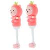Beavorty 6pcs Boy Girl Toothbrush Boys and Girls Manual Bear Shape Soft Bristle Toothbrush for Teeth Brushing Childrens Oral Care Brush view 3