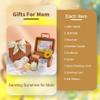Mothers day Gifts for Mum,Sunflower Gifts for Mum From Daughter Son,Mum Birthday Basket Box Gifts Ideas Sending Sunshine for Mum view 4