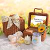 Sunflower Gifts for Women, Birthday Hampers Basket Gifts for Her, Get Well Soon Gift Baskets Self Care Package Set Sunshine Christmas Gifts for Your Mum, Wife, Best Friends, Sister, Daughter,Aunt view 1