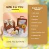 Sunflower Gifts for Women, Birthday Hampers Basket Gifts for Her, Get Well Soon Gift Baskets Self Care Package Set Sunshine Christmas Gifts for Your Mum, Wife, Best Friends, Sister, Daughter,Aunt view 4