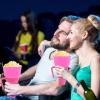 Popcorn Tumbler - Portable Popcorn Drink Bucket with Straw, Snack Container for Popcorn and Beverages for Travel, Park, Home, Movie Theater, Movie Center view 3