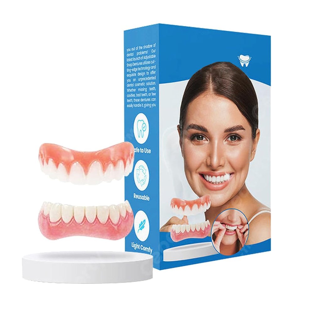 Hehimin Silicone Denture Reline Kit, Soft Denture Reline Kit for Men and Women (1)