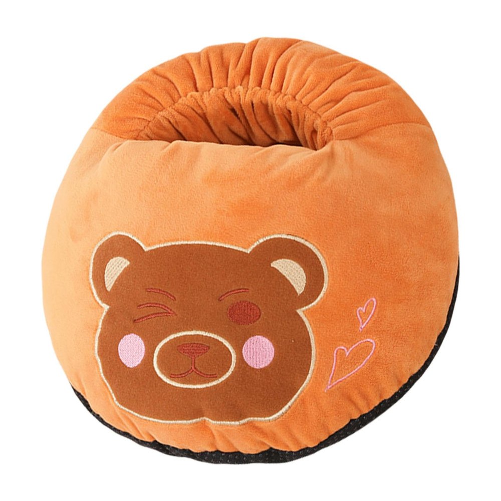 Portable Cute Cartoon Foot Warmer, Cozy Electric Foot, Electric Foot Warmer, Electric Foot Massager, 32 x 28.5 x 8 cm/12.6 x 11.22 x 3.15 Inches for Under Desk, I