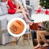 Portable Cute Cartoon Foot Warmer, Cozy Electric Foot, Electric Foot Warmer, Electric Foot Massager, 32 x 28.5 x 8 cm/12.6 x 11.22 x 3.15 Inches for Under Desk, I view 3