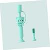 FOYTOKI Boy Girl Boys and Girls First Toothbrush Soft Bristles Silicone Training Brush for Oral Care Random view 4