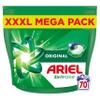Ariel All-in-1 PODS, Washing Liquid Laundry Detergent Capsules 70 Washes, Original, Outstanding Stain Removal In 1 Wash, Brrrilliant In Cold & Short