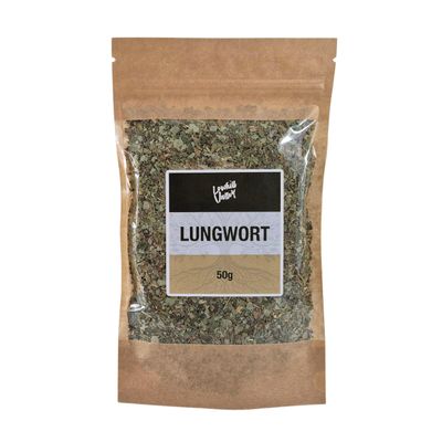 Lowhill Valley Lungwort Herbal Tea Soothing Respiratory Support Pulmonaria officinalis 100% Pure Organically Grown Lungwort Tea Contains No Additives or Preservatives 50g