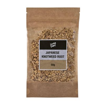 Lowhill Valley Japanese Knotweed Root Herbal Tea - Embrace Natural Balance and Vitality  100% Pure Organically Grown Knotweed Root  No Additives or Preservatives  50g