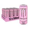 Monster Energy Ultra Strawberry Dreams Energy Drink 12 x 500ml PMP Cans view 1