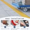 Hoiweqr Rubber Threshold Ramp, Self-Adhesive Entry Ramp For Doorways, Wheelchair Scooter Floor Threshold Strip Reducer Ramp, 90 X 7.5 X 1.5 Cm, For Thresholds,Doorways And Bathroom(Yellow,90x10x2cm) view 3