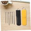 Healeved 12sets Reusable Ear Cleaner Set Portable Earwax Removal Tool for Household Ear Cleaning Convenient Wax Remover for Hygiene view 4