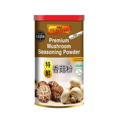 LKK Premium Mushroom Seasoning Powder 1kg | Plant-Based Umami Booster for Soups, Stir-Fries & Broth | Vegan | No MSG Added | Gluten Free