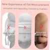 BCOATH 4pcs Body Fat Tester Caliper Accurate Measuring Device for Men Women Use for Home Gym Fitness Workout Tracking Progress view 3