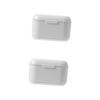 Anneome 2pcs Denture Box for Retainer Holder Portable Denture Case Lid for Outdoor Use view 4