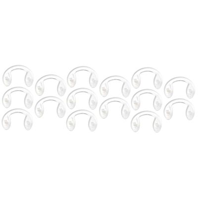 Anneome 15pcs Silicone Nose Pads for Boys and Girls Glasses Easy Screw Fit Nose Grips Soft and Flexible