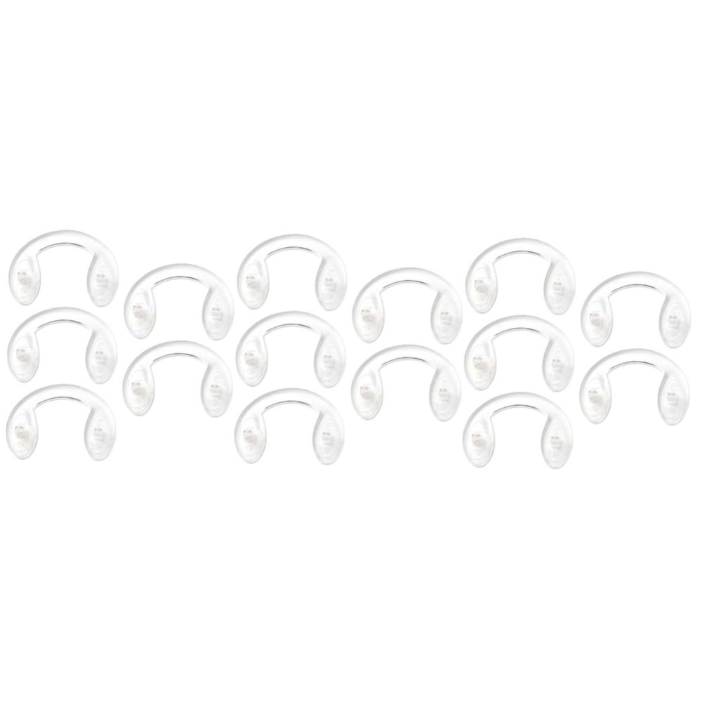 Anneome 15pcs Silicone Nose Pads for Boys and Girls Glasses Easy Screw Fit Nose Grips Soft and Flexible