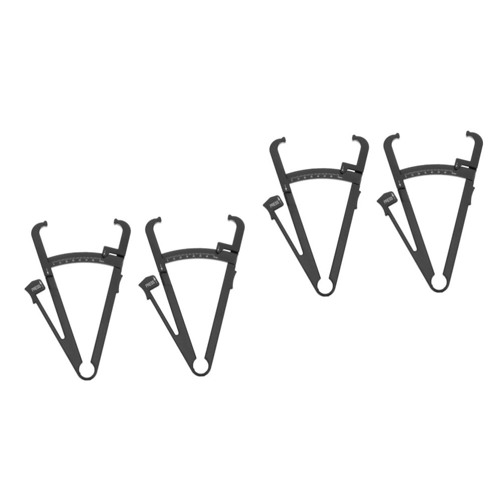 Anneome 4pcs Body Fat Caliper Accurately Measures Fat Body Measuring Tape for Tracking Progress for Fitness Goals