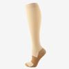 3Pairs Copper Compression Pain Relief Socks for Men & Women | 20-30mmHg Full Coverage, Knee-High Support for Improved Circulation | Ideal for Sports, Travel, Nurses, Maternity & Recovery (Beige, S/M) view 3