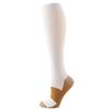 3Pairs Copper Compression Pain Relief Socks for Men & Women | 20-30mmHg Full Coverage, Knee-High Support for Improved Circulation | Ideal for Sports, Travel, Nurses, Maternity & Recovery (White, XXL) view 3