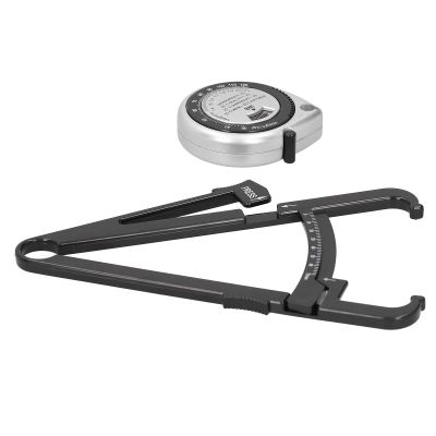 Body Fat Caliper, Body Fat Caliper Skinfold Calipers BMI Measuring Tape Skinfold Calipers Body Fat Measure Tape Set