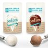Sol-ice 0% Added Sugar Ice Cream Mix Powders | Dairy Keto Friendly, Fibre-Based | Whip with Just a Mixer or Machine | Value Bundle, One Vanilla & One Chocolate view 1