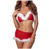 sexy plus size lingerie set womens white satin pyjamas see through thongs for women sexy slutty string size 20 knickers 16 catsuit sparkly underwear set metallic bodysuit lace bra skirt view 1